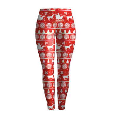 

Tailored Fashion Women Lady Skinny Christmas Printed Stretchy Pants Leggings BK