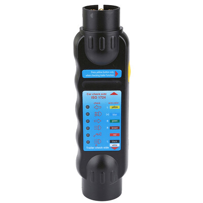 

Tailored 12v 7 Pin Car &Trailer Towing Lights Plug &Socket Cable Wiring Circuit Tester