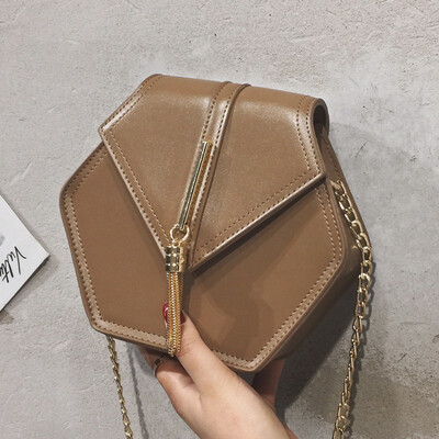 

North bag woman 2019 new trendy Korean version of fashion personality leisure chic slant chain single shoulder bag
