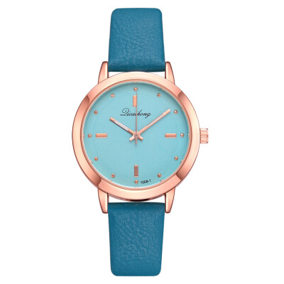 

Korean version of the wholesale watch student ultra-thin PU leather quartz watch simple casual female watch