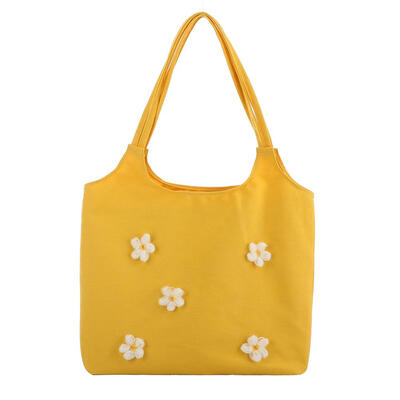 

Flower Summer Women Canvas Handbags Casual Shoulder Bag Daily Large Tote