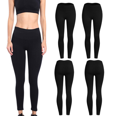 

Starmoon Women Seamless Solid Yoga Sports Tight Pants Hips High Waist Thread Pant