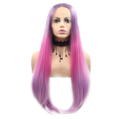

Dolago Synthetic Lace Front Wig For Black Women Heat Resistant Straigtht Hair
