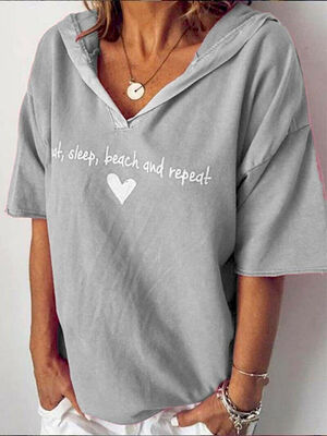 

Women Short Sleeve Loose T Shirts Fashion Ladies Summer Casual Blouse Tops Shirt