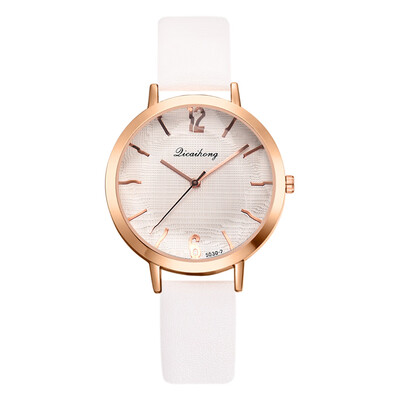 

Fashion pu strap watch new style lattice dial watch ladies watch
