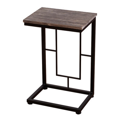 

22" Antique Finish Solid Coffee Table End Table