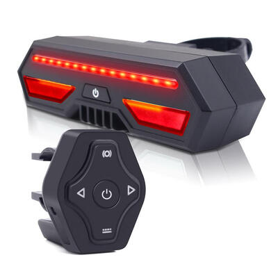 

USB Rechargeable Bicycle Rear Light Cycling LED Taillight Warning Tail Lamp
