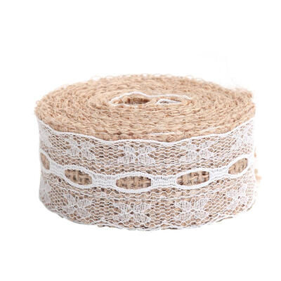 

1 Roll Natural Vintage Jute Burlap Ribbon DIY Wedding Strap Party Decor