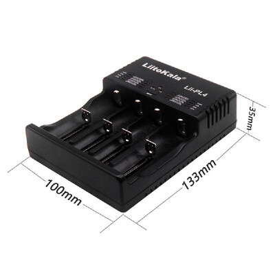 

LiitoKala Lii-PL4 Intelligent Battery Charger Smart Charger w 4 Battery Slots for Li-ion IMR LiFePO4 Ni-MHCd 18650 AA AAA SC C R