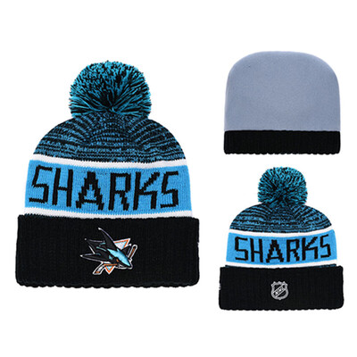 

NHL Ice Hockey Major League Sharks San Jose Sharks New Era New York Yihua Knitted Wool Baseball Cap
