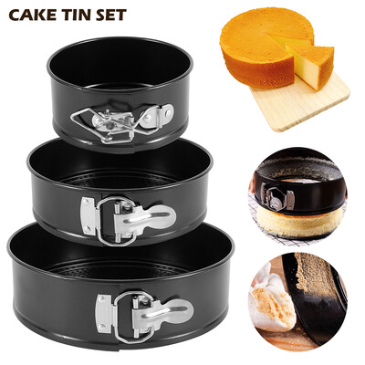 

3pcs 479 inch Round Baking Dish Bakeware Non-stick Mold Baking Pans Kitchen Cake Tool Cake Mold Kitchen Accessories