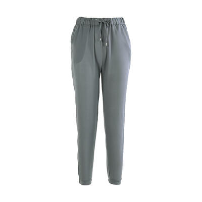 

Fashion Women Chiffon Harem Pants Drawstring Elastic Waist Casual Trousers