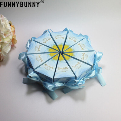 

FUNNYBUNNY Deltoid Candy Box Creative Personality Wedding Candy Gift Box Large Birthday Cake Box Cristmas Decoration