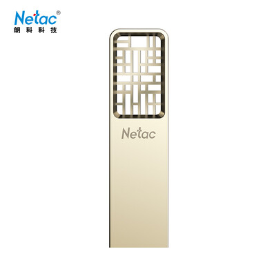 

Netac 128G USB30 U disk U327 full metal high speed mini hollow design flash drive creative Chinese style Jane nickel
