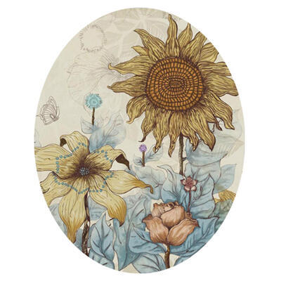 

Sunflower PVC Anti-skid Self-adhesive DIY Waterproof Toilet Floor Sticker