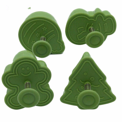 

Sugarcraft Cake Decorating Tools Candy Mold Christmas Set Random Color