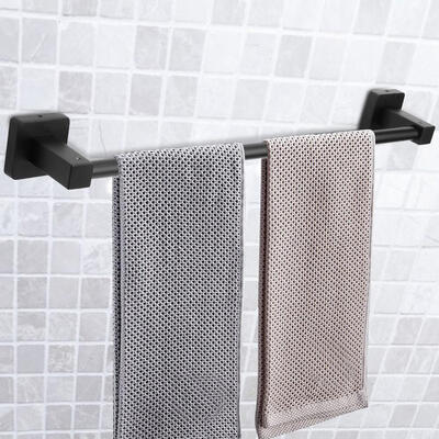 

Greensen 50cm Stainless Steel Wall Mounted Towels Storage Shelf Rack Hanging Rail Bathroom Kitchen