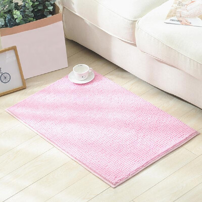 

Microfiber Rugs Chenille Floor Mat Carpet Soft Indoor Washable Bathroom Floor Mat Dining Room Home Bedroom Carpet Anti-slip Machin