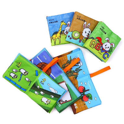 

tumama Baby Cloth Book Soft Books Learning Traffic Sport Insect Marine Life Bedtime Reading Early Educational Activity Toys Baby