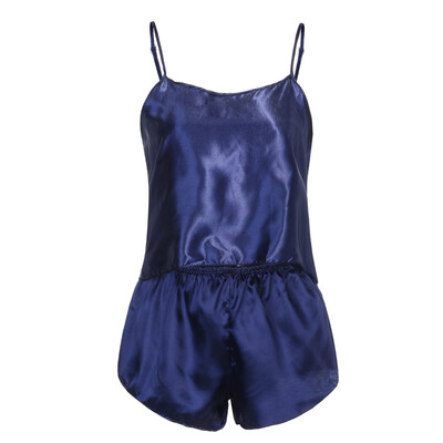 

Toponeto New Casual Women Stain Lace Lingerie Pajamas Short Camisole Shorts Sleepwear Set