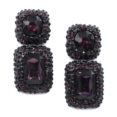 

AOTEMAN New Hot sale 2019 stud earrings crystal fashion earring vintage statement Earrings jewelry wholesale