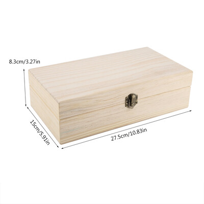 

Wooden Storage Box Wooden Storage Box Organizer For Essential Oil Aromatherapy Container Jewelry Treasure