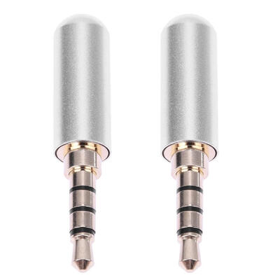 

35mm Audio Plug 4Pole Gold-plated Earphone Adapter For DIY Stereo Headset
