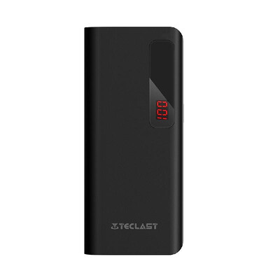 

Teclast T100CE 10000mAh Power Bank Dual Input USB with LED Digital Display Compact External Battery Portable Charger for Mobile Ph