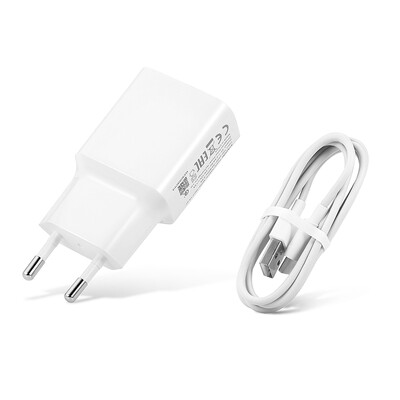 

Original Xiaomi ABS EU Plug USB Charger Power Adapter TPE Type-C Charging Data Cable Set