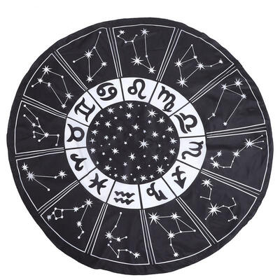 

Greensen Portable Summer Printed Round Beach Towel Tapestry Throw Blanket Shawl Carpet Mat