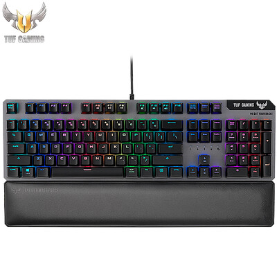 

ASUS ASUS TUF GAMING E-sports agent K7 black mechanical optical axis gaming keyboard desktop computer wired backlight RGB metal panel green axis feel