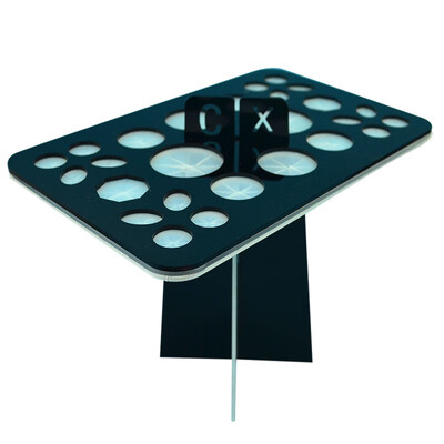 

Acrylic Makeup Foundation Cosmetic Tree Dry Brushes Hole Makeup Brushes Drying Holder Stand Hang Tools