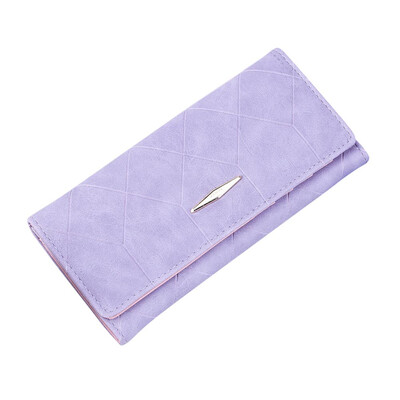 

Womens Solid Hasp coin purse long wallet card bag handbag credit card bank card mobile phone can be put casual fashion