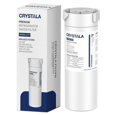 

XWF Water Filter GE Refrigerator Crystala Filters NSF 42 Replacement for GE XWF Genuine SmartWater 1 Pack