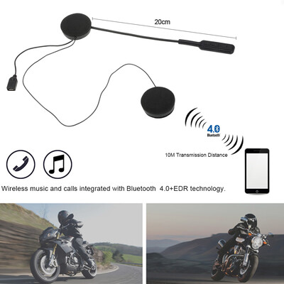 

Motorcycle Motorbike Helmet Bluetooth Headsets Wireless Headphones Bluetooth 40 Dual Stereo Speakers Hands-free with Mic Earphone