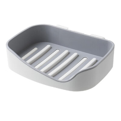 

Soap Dish Shower Wall Mounted Soap Holder Bathroom Tub Draining Water Soap Box Soap Saver Tray Case Kitchen Sink Counter Soap Case