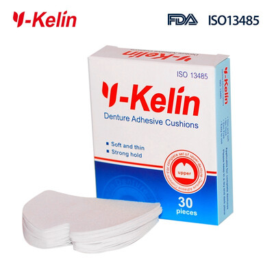 

Y-Kelin Denture Adhesive CushionUpper 30 pads for upper false teeth upper denture upper jaw