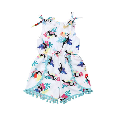 

Toddler Kids Baby Girl Floral Romper Bodysuit Jumpsuit Pants Outfits Summer Clothes