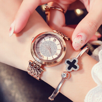 

Creative starry rhinestone watch actress empty wild fashion boutique ladies watch