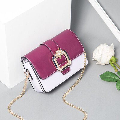 

Summer days ins single shoulder girls on the Korean version of the chain inclined bag students fashion