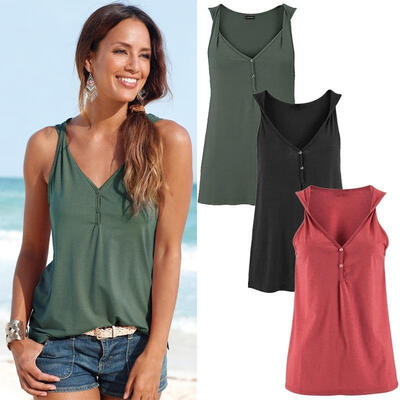 

Fashion Women Summer Vest Top Sleeveless Shirt Blouse Casual Tank Tops T-Shirt