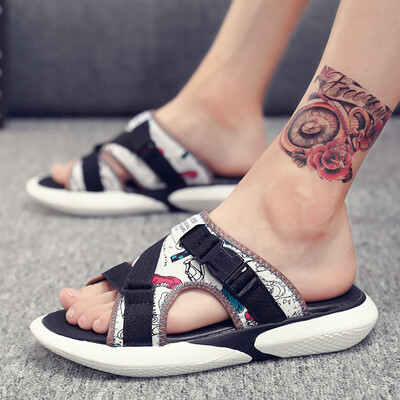 

Summer Mens Vietnam Beach Shoes Recreational Trend Korean Outdoor Sports Slippers