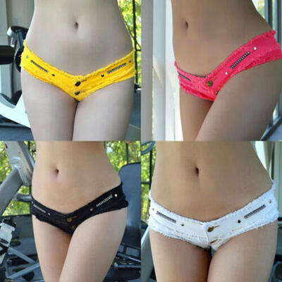

Sexy Women Ladies Girls Mini Hot Pants Jeans Micro Shorts Denim Low Waist Shorts