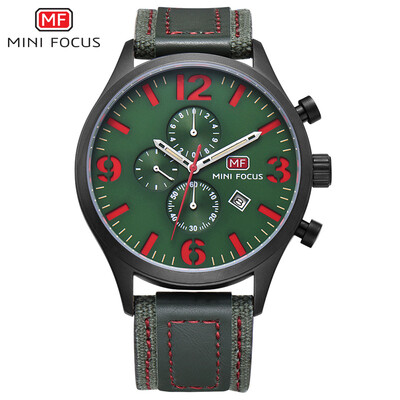

MINI FOCUS Fox Mens Watch Quartz Watch Outdoor Scrub Multifunction Calendar Waterproof MF0003G