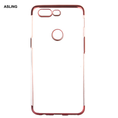 

ASLING TPU Back Case Soft Ultra-thin Transparent Electroplating Cover for OnePlus 5T