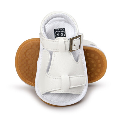 

2017 Summer Baby Girls Boys Sandals Anti-kick Toe-cap Children Shoes Soft PU Leather Baby Girls Shoes Kids Sandals