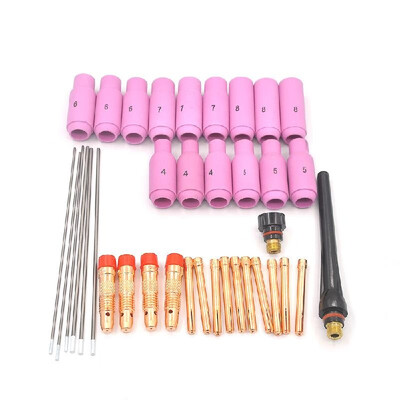 

37Pcs TIG Spare Parts Set 1624mm Welding Accessories for WP171826 Torch