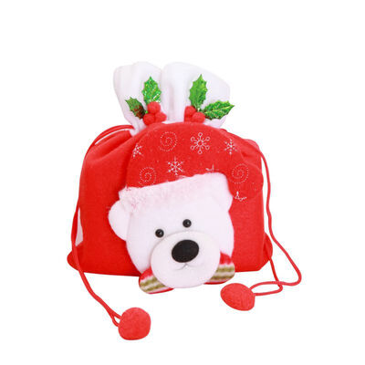 

Christmas Hanging Gift Bags Candy Bags Christmas Handbag Gift Holders Christmas Tree Ornament Pendant Home Decoration