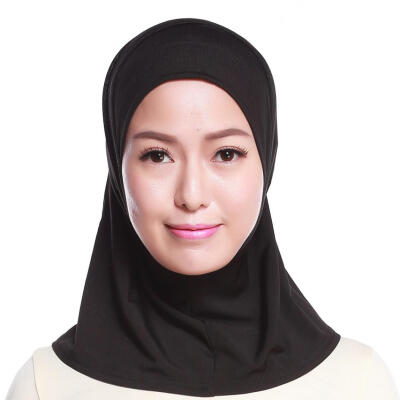 

Islamic Muslim Women\s Hijab Scarf Solid Color Arab Neck Cover Wrap Headwear