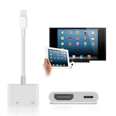 

Lightning Digital AV Adapter Lightning to HDMI Cable for Apple iPhone 8 7 6 iPad